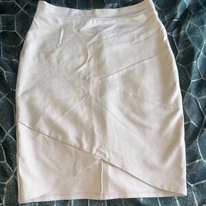 Charlotte Russe Light Mauve/Dusty Rose Stretchy Skirt Size M